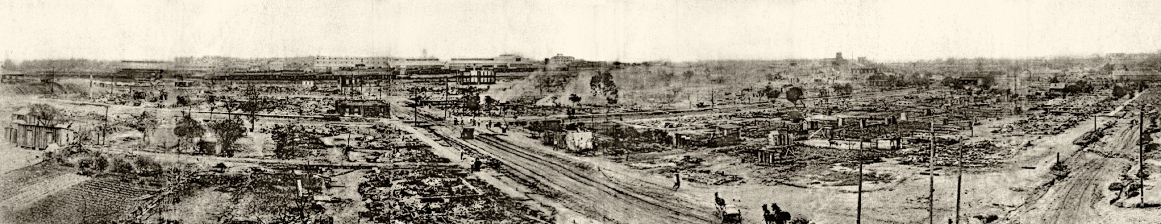 panorama of Greenwood destruction