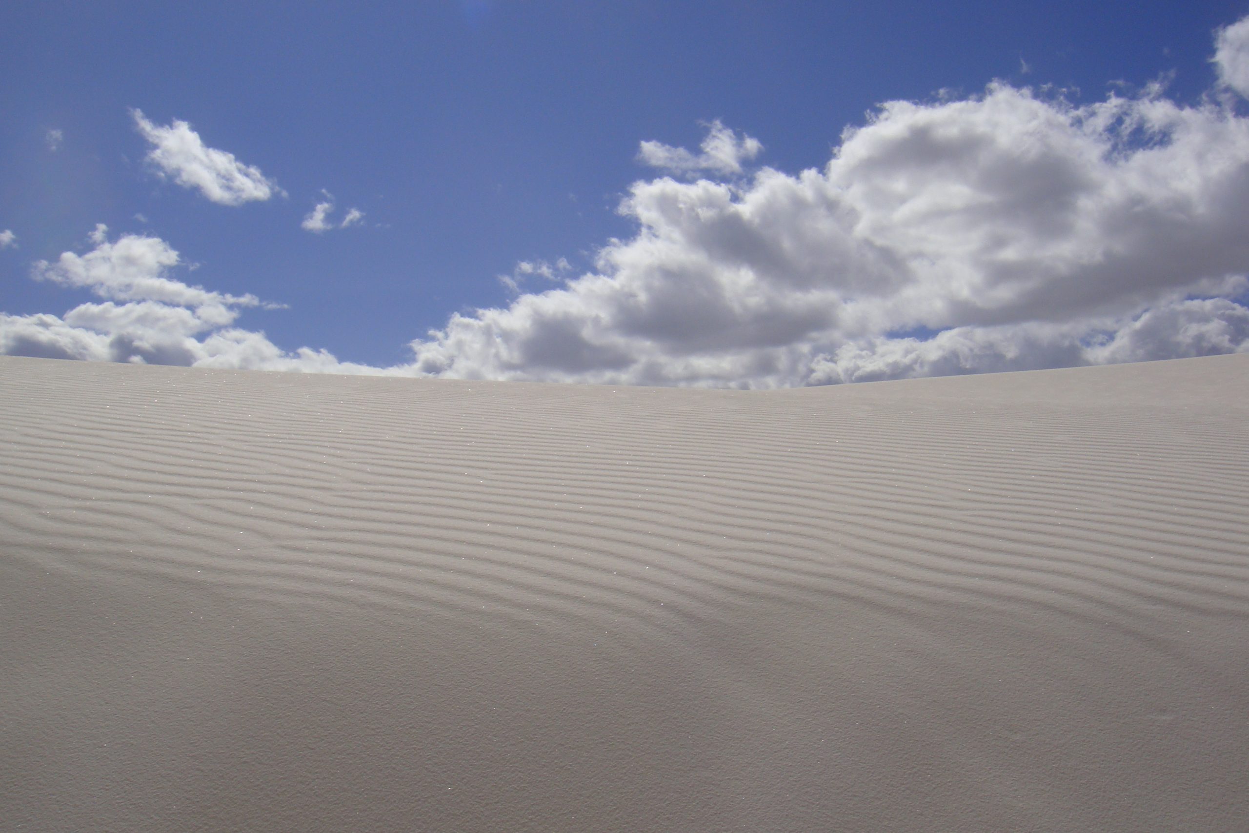 By Matt Affolter The dune is made of white sand
