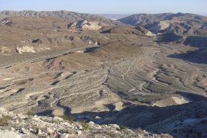 By Matt Affolter This broad valley in the desert has alluvial deposition.