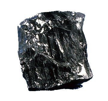 "USGS It is very black and shiny.