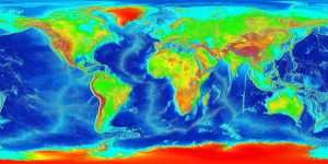 The shape of the continents is different than what is seen by just coastlines.