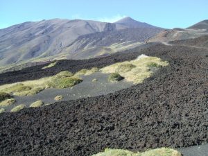 The lava is sharp and jagged