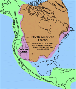 USGS, public domain It is a map of North America
