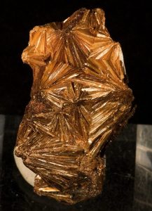 The mineral is orange