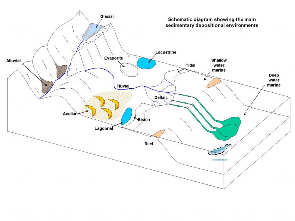 Many different environments are representative environments from high elevation to deep under water.