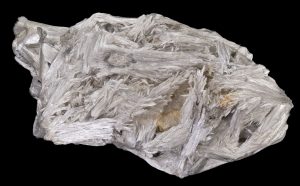It is white and fiberous