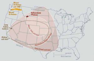 Public domain, USGS The eruptions trend eastward due to prevailing winds.