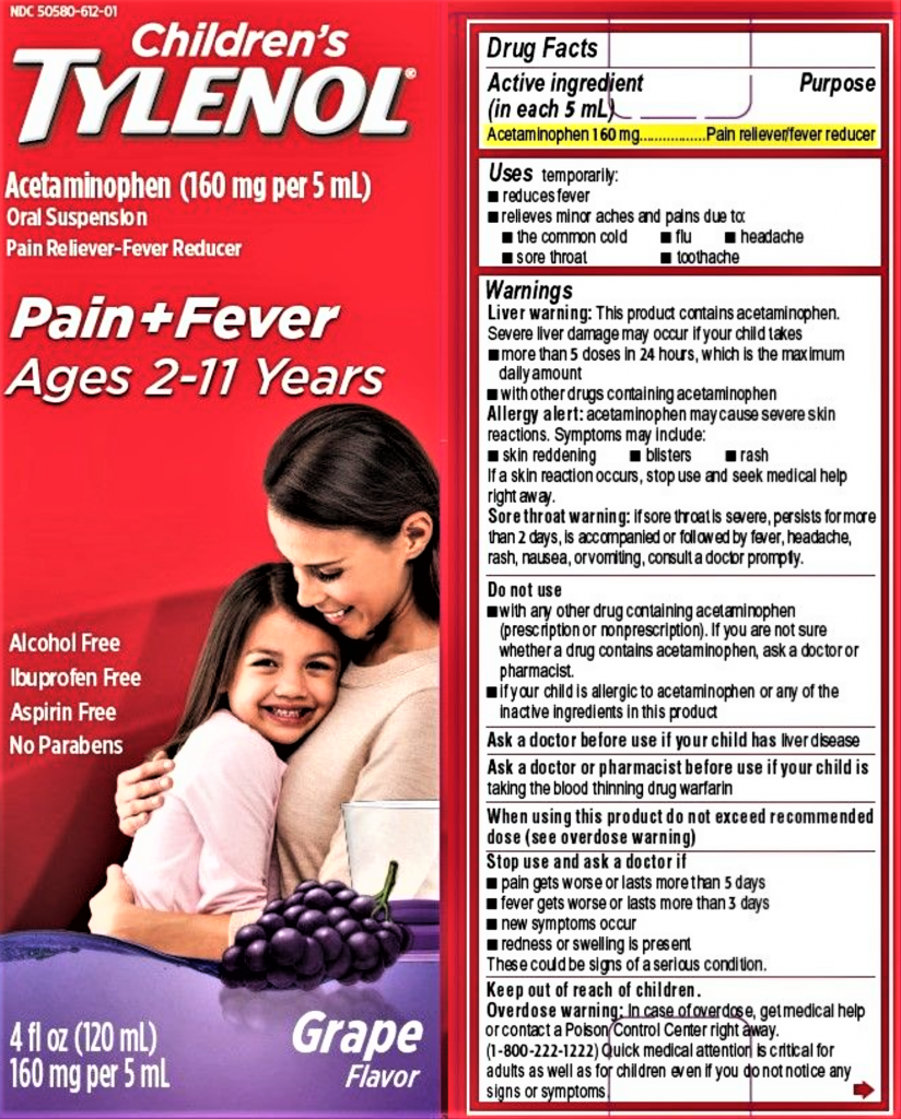 This work is a derivative of tylenol-01.jpg, courtesy of the U.S.National Library of Medicine. This image is included on the basis of Fair Use. Photo showing drug facts and front image of Tylenol brand acetaminophen