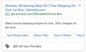 Example of Google Ad