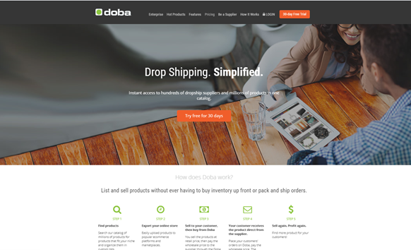 doba drop shipping