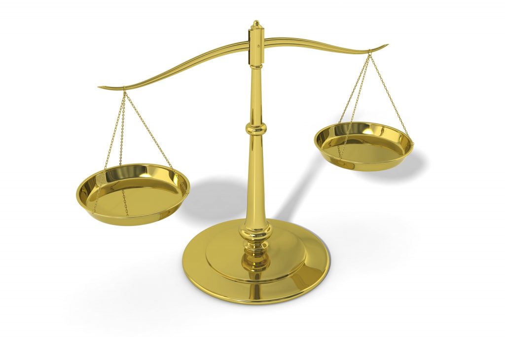 "Balance Scales (Ethics)" by The Open University (OU) is licensed under CC BY-NC-ND 2.0 Image showing balancing scales