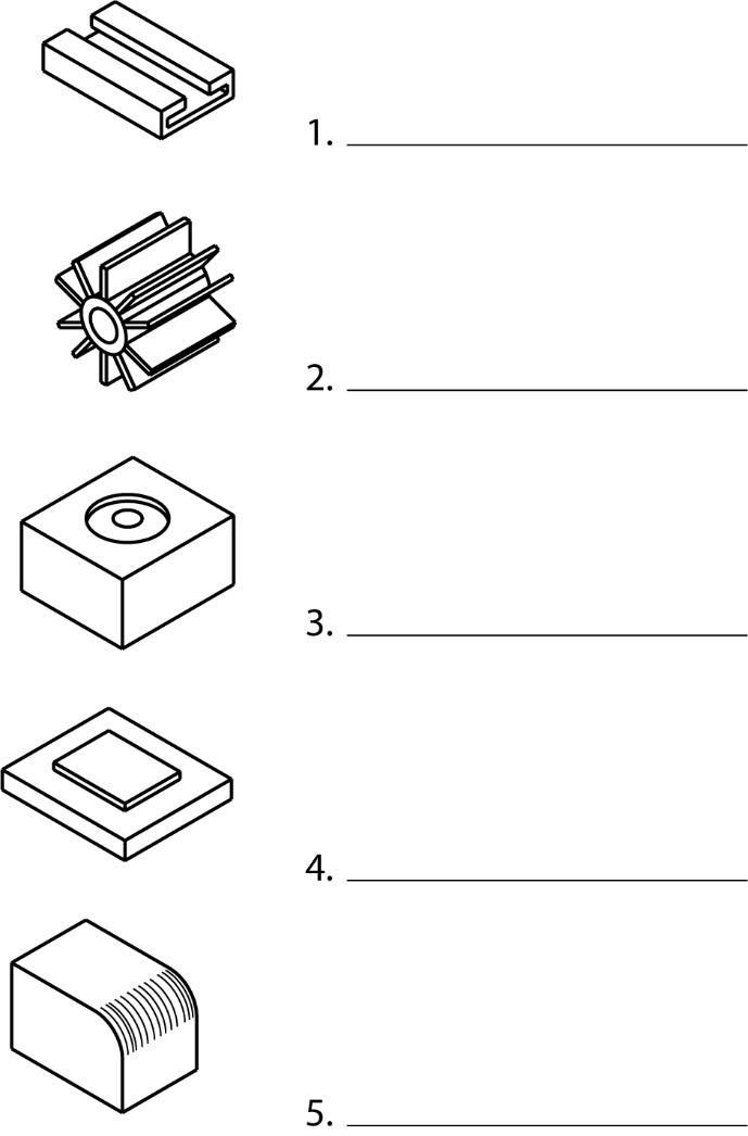 Quiz identifying the surfaces discussed.