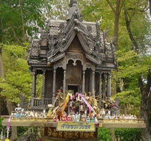 A Spirit House in Thailand