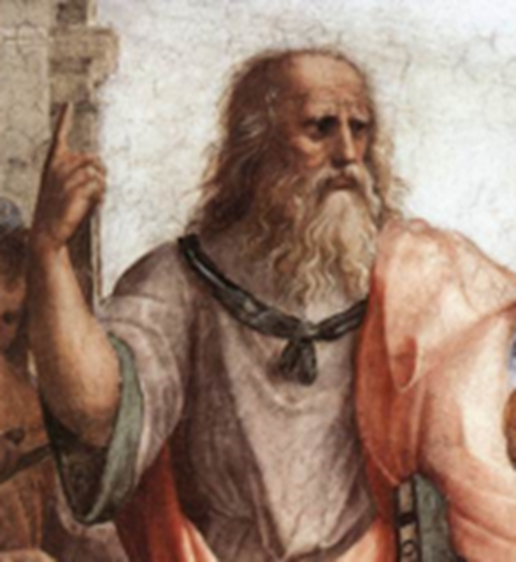 Painting of Plato