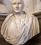 Sculpted bust of Cicero