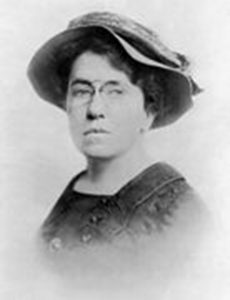 Photomechanical print of Emma Goldman