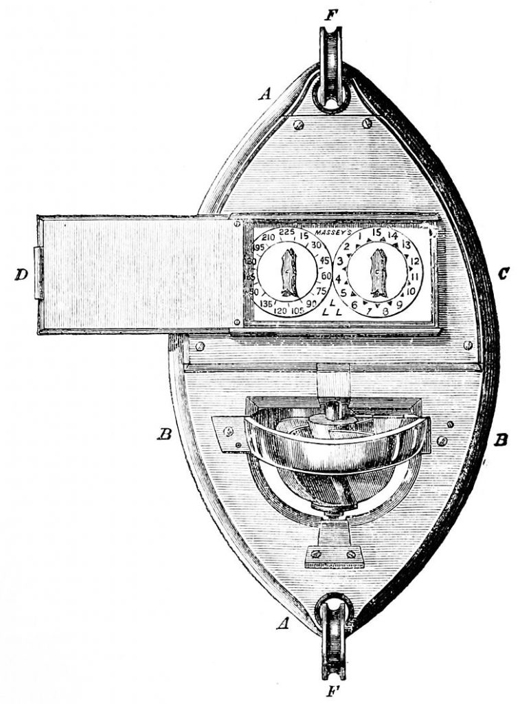 Diagram of Massey's sounding machine