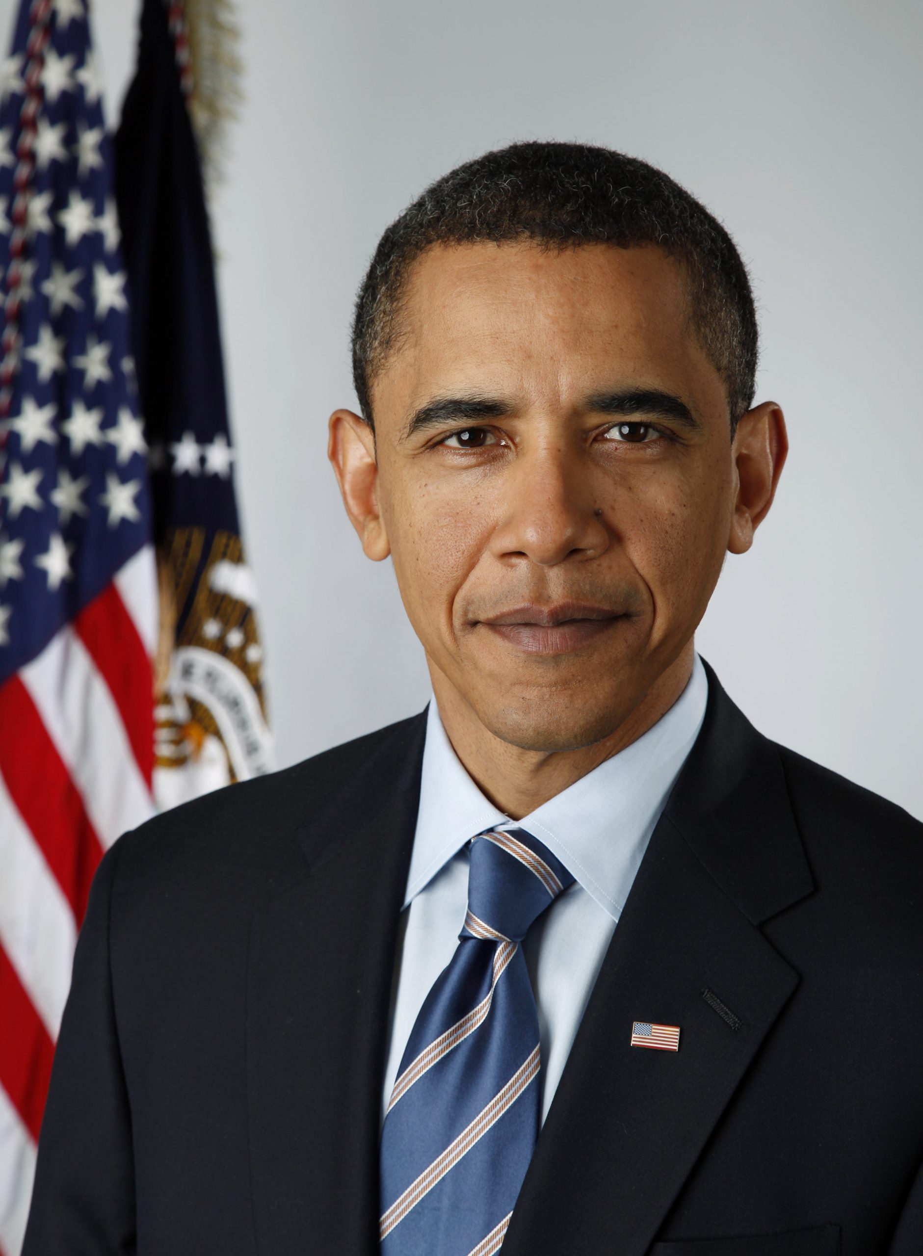 Official photographic portrait of US President Barack Obama (born 4 August 1961; assumed office 20 January 2009)