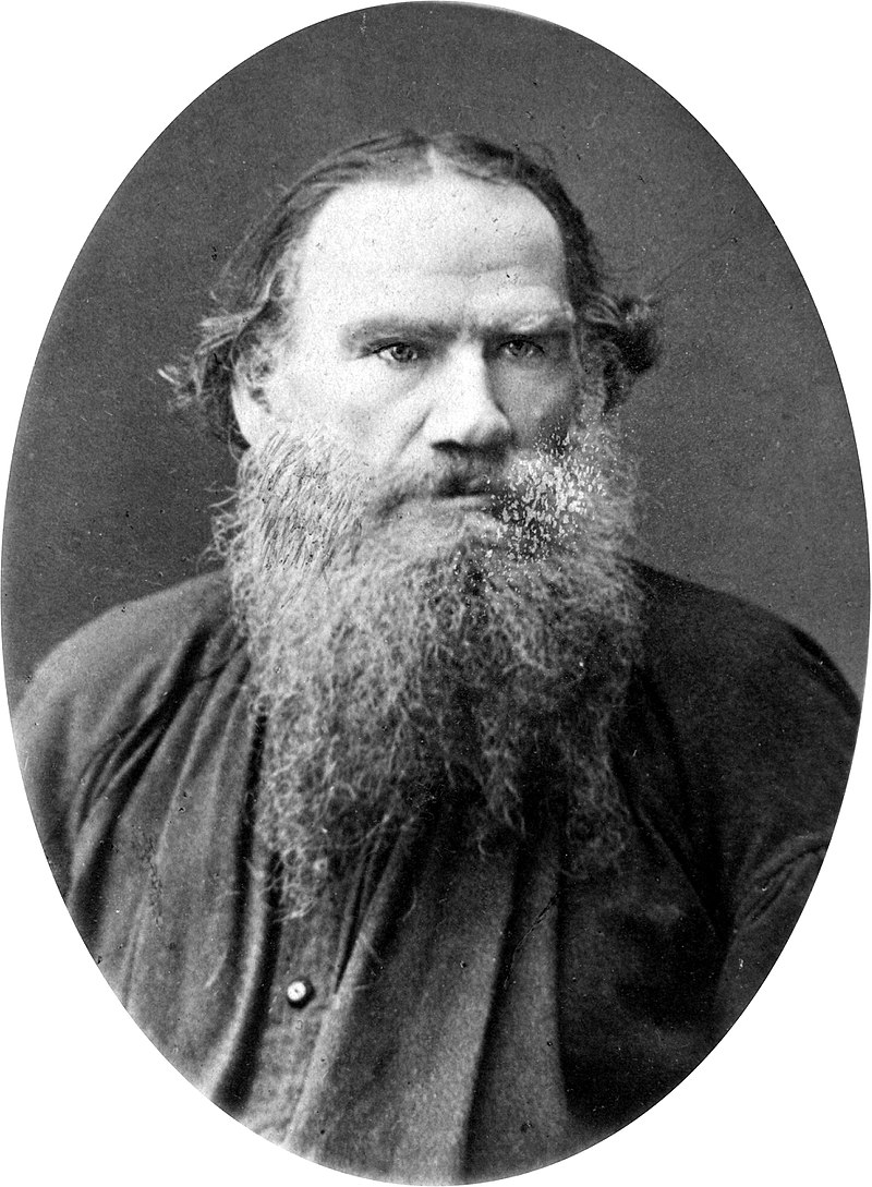 Count Leo Tolstoy, half-length portrait, facing right