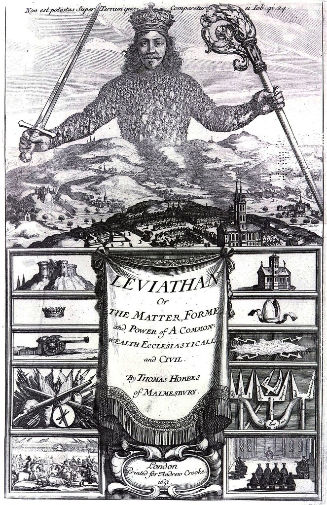 Frontispiece of Leviathan engraved by Abraham Bosse, with input from Thomas Hobbes, the author