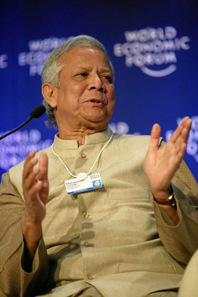 Photograph of baker Muhammad Yunus.