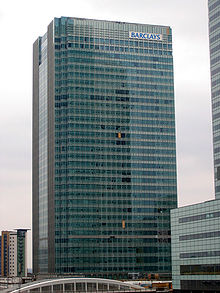 Image of Barclay's Building.