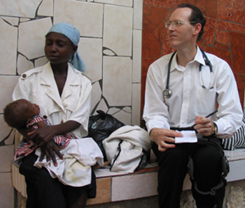 Anthropologist Paul Farmer in Haiti.