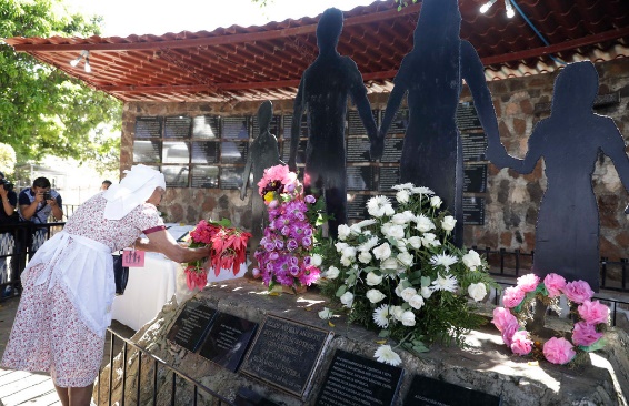A remembrance of the victims of El Mozote Massacre in El Salvador