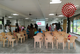 After a birth network and support group event. Photo by Sreya Majumdar, 2019.