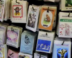 A botánica store selling herbal folk medicines.