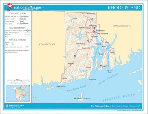 Rhode Island Map