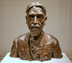 Bronze bust of John Dewey