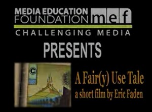 Screenshot from “A Fair(y) Use Tale,” a YouTube video discussion of the concept of fair use.
