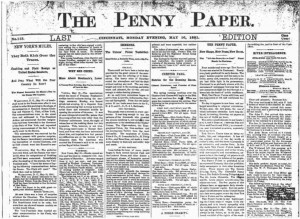 Microfiche image of The Penny Paper.