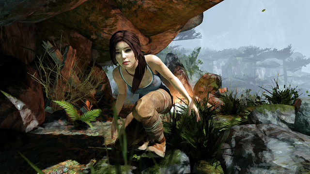 Screenshot of Tomb Raider.
