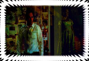 Don Draper seeing a ghost.