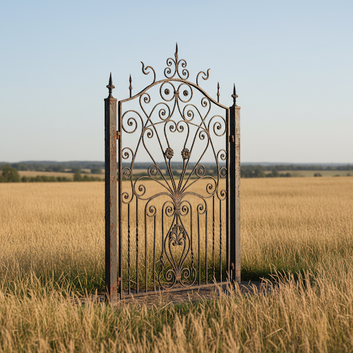 Gate in a field