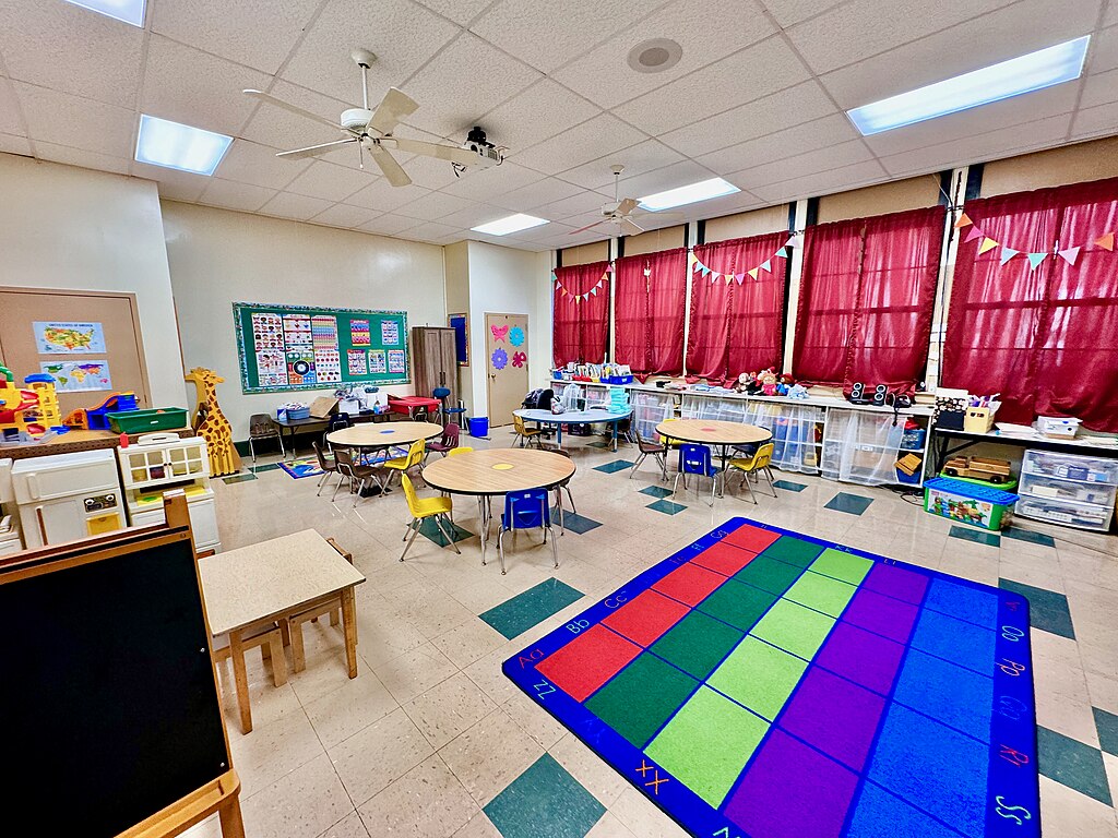 Preschool classroom layout