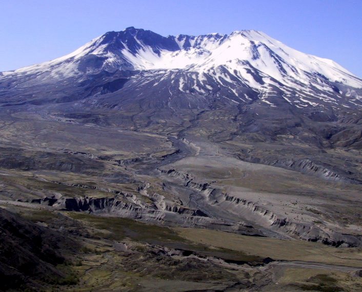 The north side of Mount St. Helens.