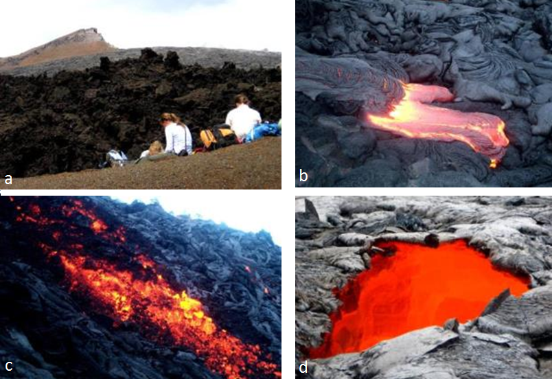 Images of Kilauea volcano.
