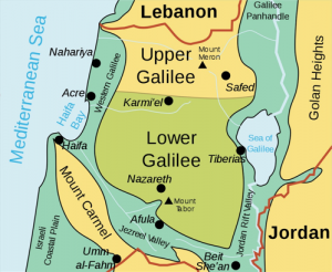 Map of ancient Galilee