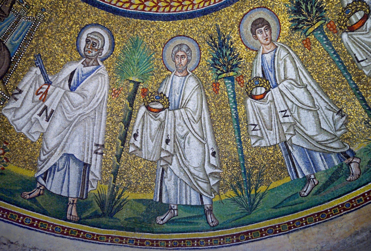 Procession of the Apostles at the Arian Baptistery.