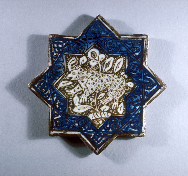 Iranian wall tile, 1250-1350.