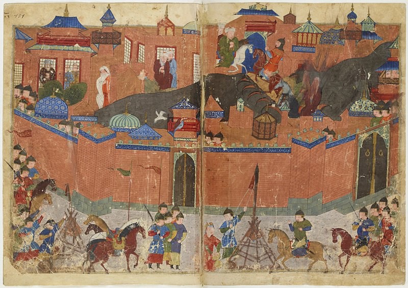 The Mongols Besiege Bagdad, 1258.