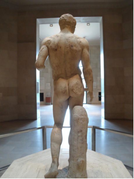 Rear view of the Spear Bearer.