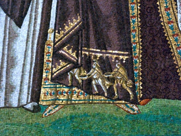Basilica of San Vitale. Magi on Theodora’s Chlamys.