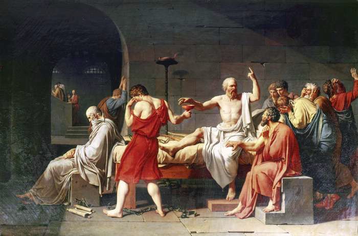 Jacque-Louis David, Death of Socrates.