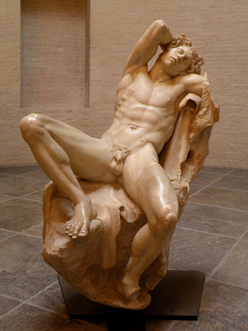 Barberini Faun, marble copy.