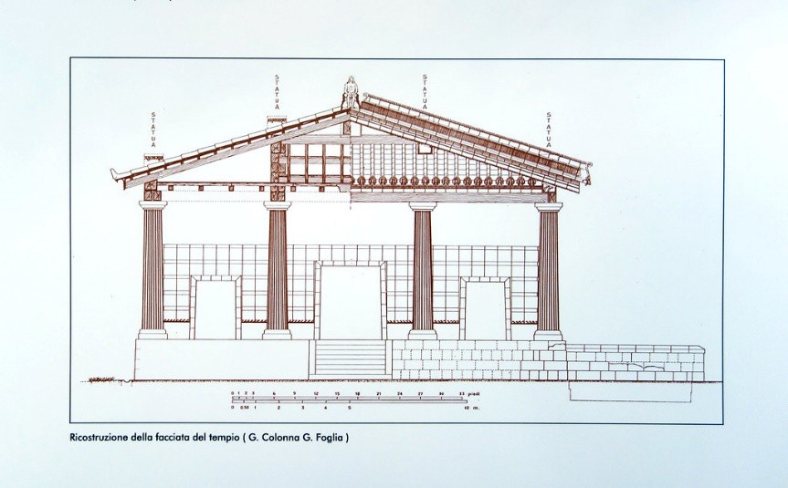 A drawing of the Temple as it may have looked.