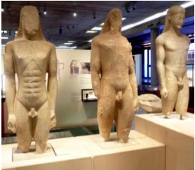 Three kouros torsos demonstrate the changes discussed in the text.